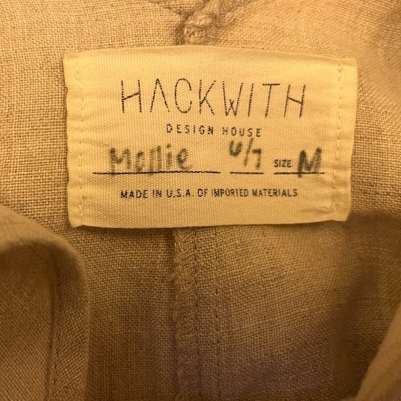 Hackwith Design House wide leg linen jumper.  Size medium - Picture 4 of 4